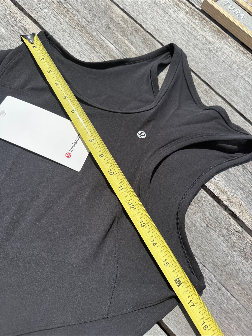 Lululemon Align Hip-Length Racerback Tank Top size 12 NWT Black - Picture 3 of 4